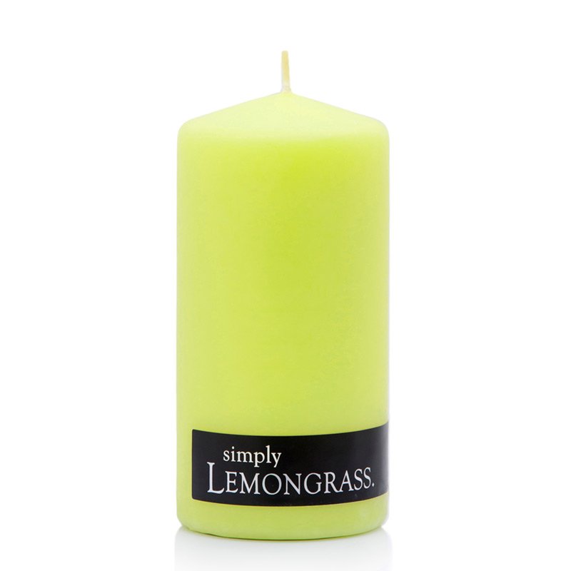 Lemongrass Pillar Candle