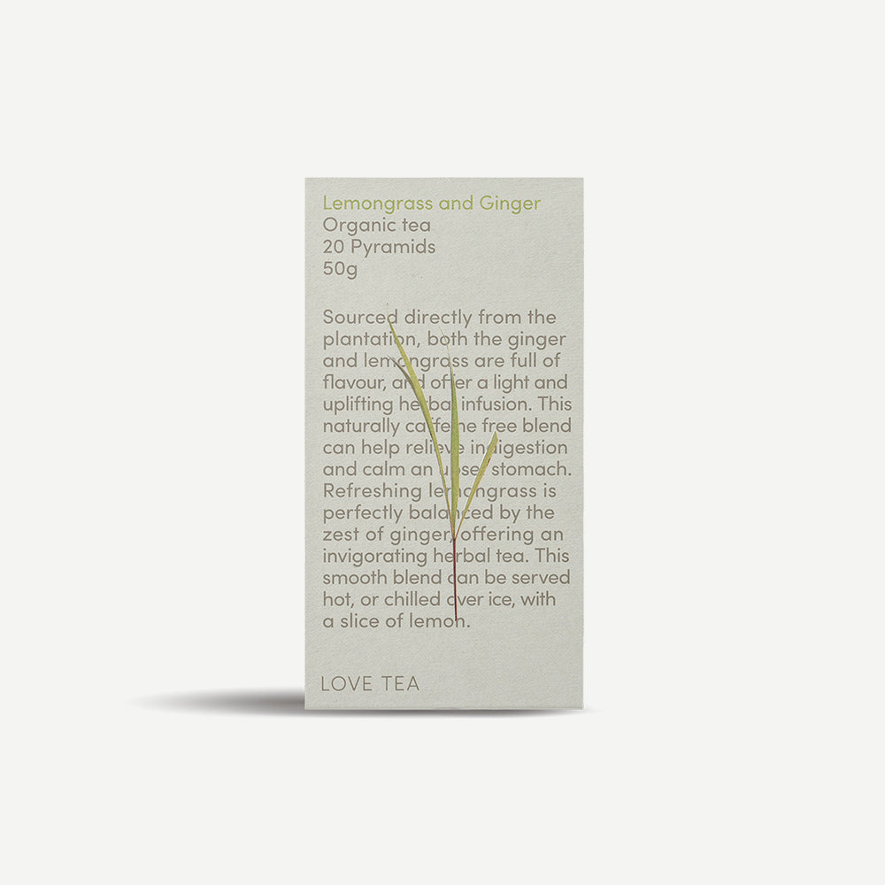Lemongrass & Ginger Pyramid Tea Bags