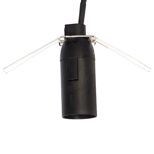 Replacement Crystal Lamp Power Cord – Black (220V-240V)