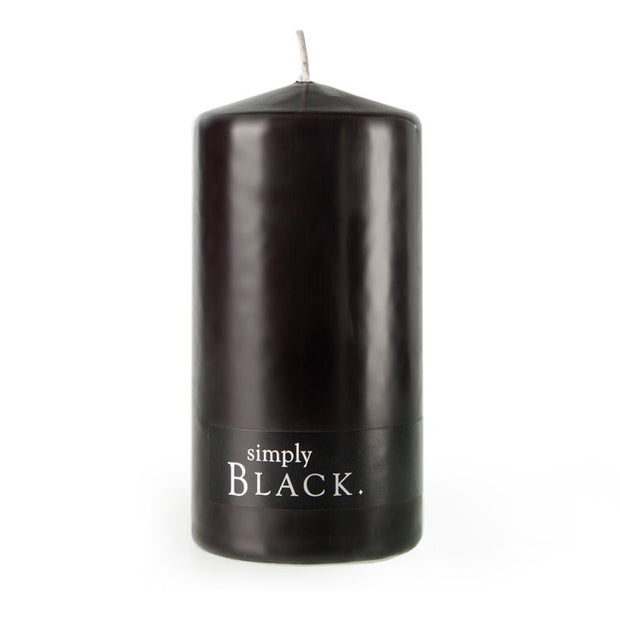 Black Pillar Candle Standard