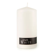 White Pillar Candle Standard