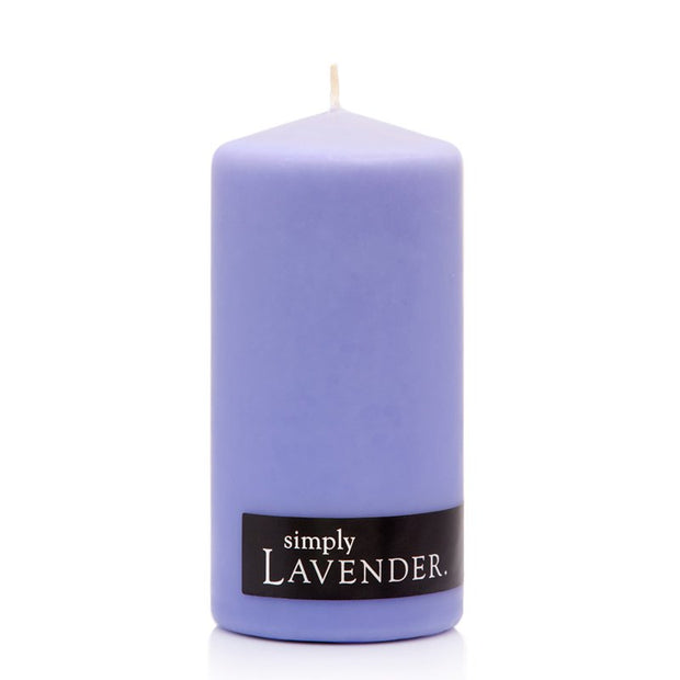 Lavender Pillar Candle