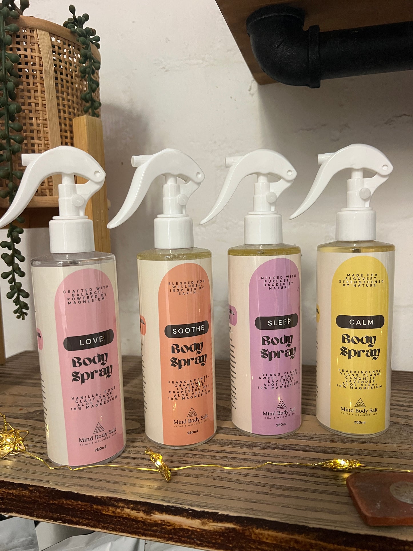 Infused Body Spray Bundle - 4 Pack