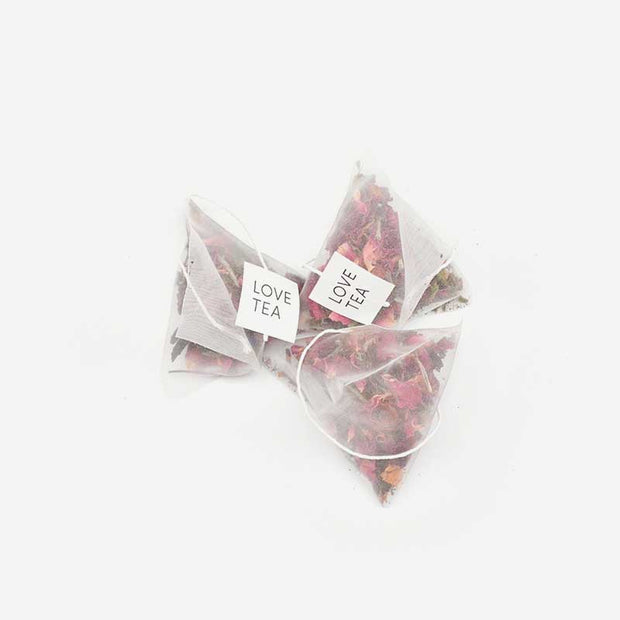 White Rose and Goji Pyramid Tea Bags