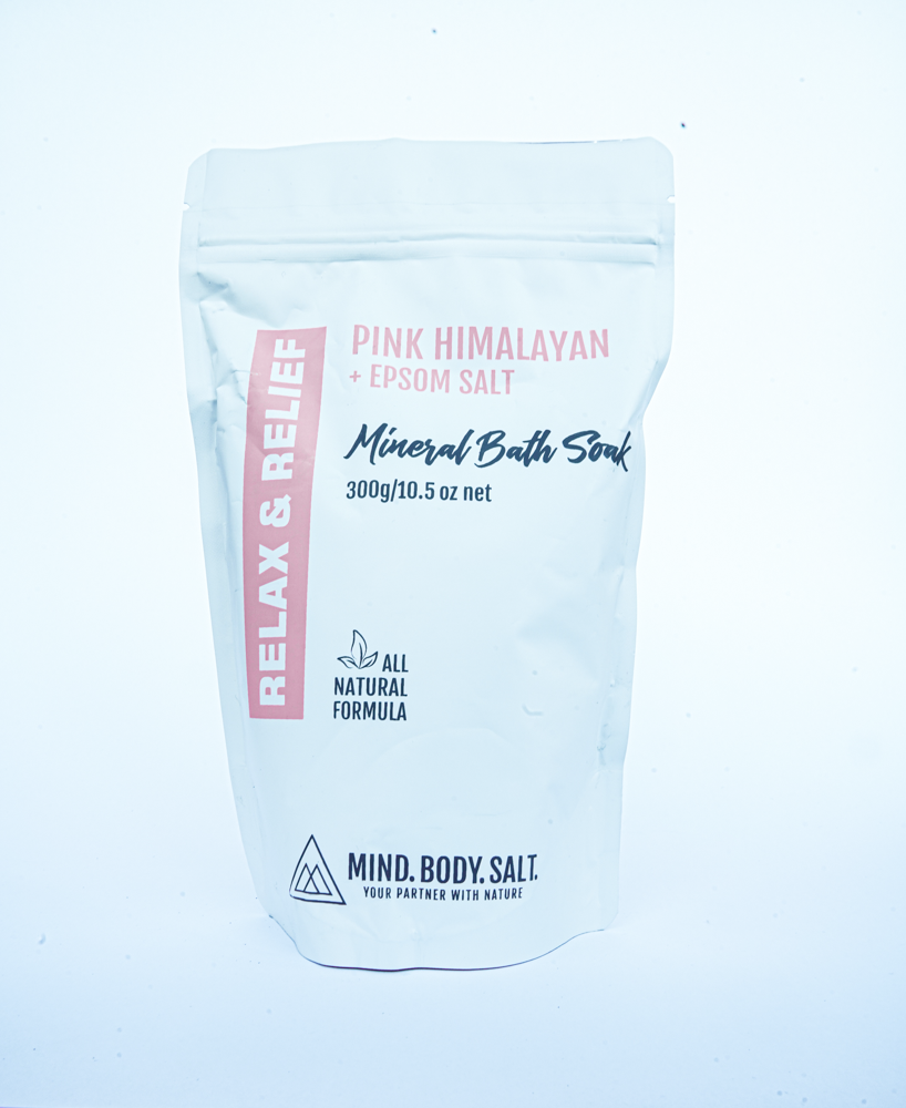 Pink Himalayan + Epsom Salt Bath Soak